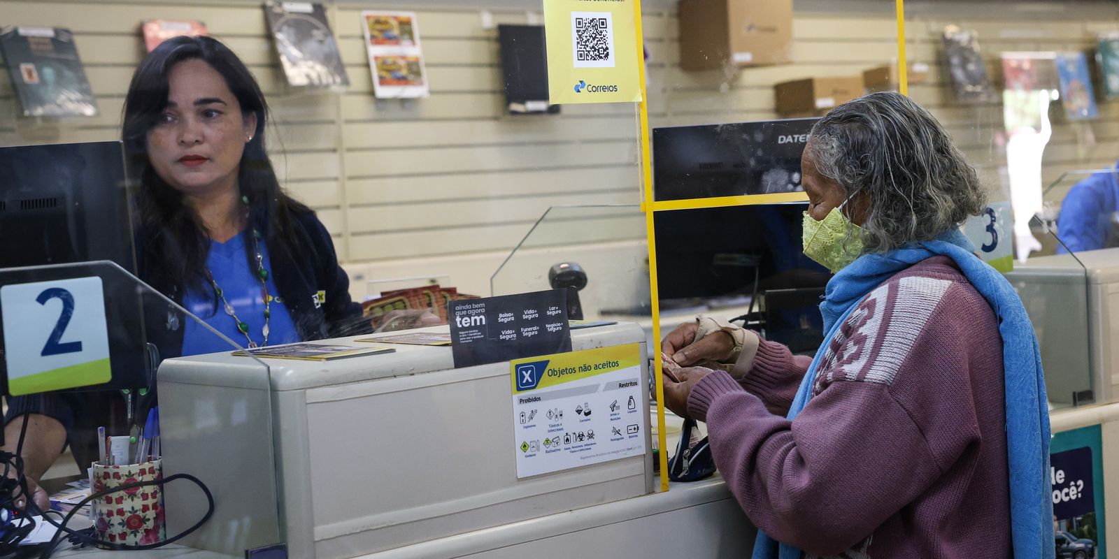 Pagamentos com cartão estão indisponíveis para serviços dos Correios