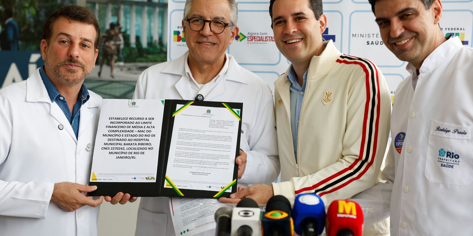 Governo e prefeitura entregam novas estruturas a hospitais do Rio Governo e prefeitura entregam novas estruturas a hospitais do Rio