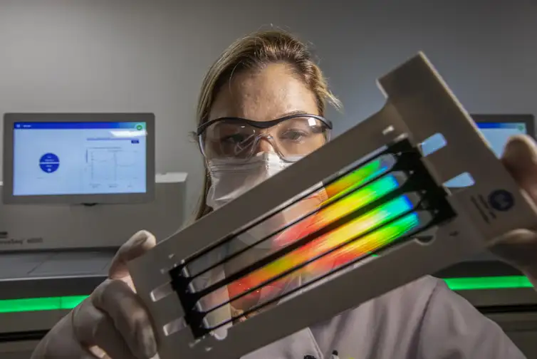 Brasília (DF),  27/02/2026 -  Dia Mundial das Doenças Raras -  Laboratório do projeto Genomas Raros, realizado em parceria do Einstein Hospital Israelita com o Ministério da Saúde
Foto: Divulgação/ Einstein