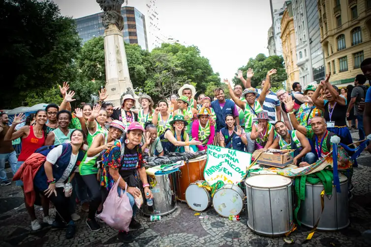 Império Colonial/Divulgação 30/01/2026 - Blocos da saúde mental quebram preconceitos e reforçam inclusão. Bloco Zona Mental. Bloco Império Colonial. Foto: Império Colonial/divulgação