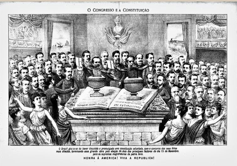 Acervo Arquivo Nacional Brasília - DF - 30/07/2026 - Conquista do voto feminino no Brasil resistiu à misoginia histórica. (Constituição de 1891, a primeira da República). Foto: Acervo Arquivo Nacional